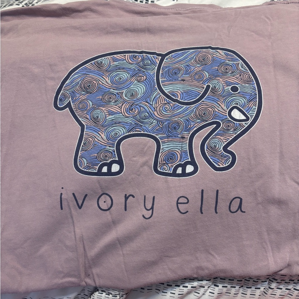 Ivory Ella Pocketed Berry Baja Beach Paisley Print -  size L